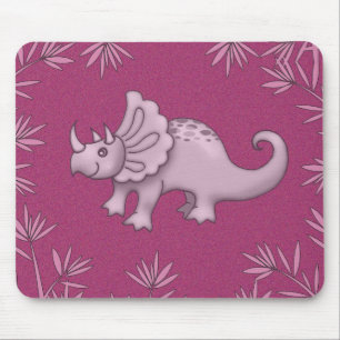 Süßes Triceratops-Dinosaurier-Mauspad Mousepad