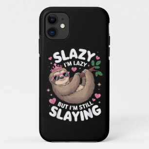 Süßes Tween-Mädchen Lustiges Tier Faultier Slay Me Case-Mate iPhone Hülle