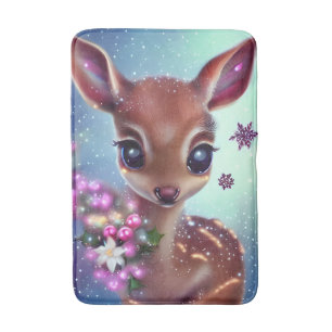 Süßes und Adorable Baby Deer Badematte