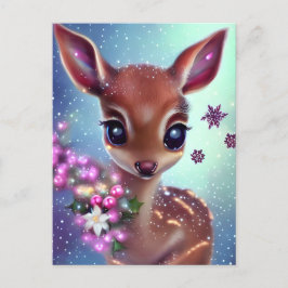Süßes und Adorable Baby Deer Postkarte