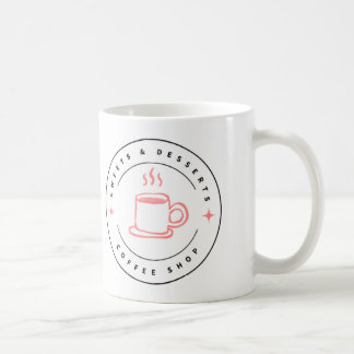 Süßes und Dessert-Tassen-Logo Kaffeetasse