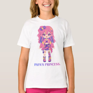 Süßes und farbenfrohes Anime-Charakter-Kinder-T-Sh T-Shirt