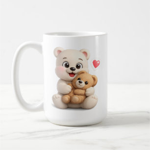 Süßes und niedliches Teddybär-Design Kaffeetasse