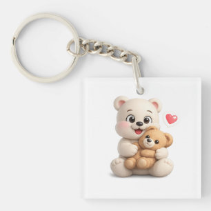 Süßes und niedliches Teddybär-Design Schlüsselanhänger