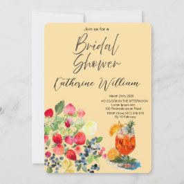 Süßes und saftiges Obst Party Brautparty Einladung