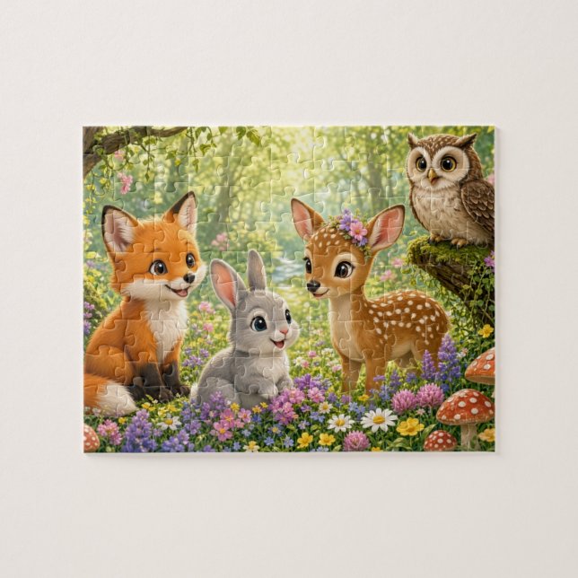Süßes und schönes Puzzle für Kinder (Horizontal)