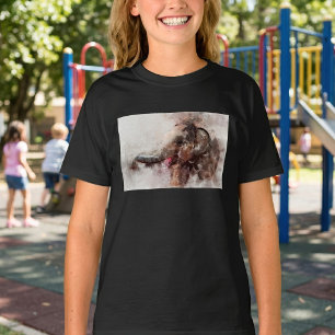 Süßes und verspieltes asiatisches Elefantenbaby in T-Shirt
