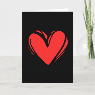 Süßes Valentinsherz Männer, Frauen, Teenager, Kind Karte
