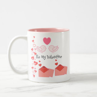 Süßes Valentinstagsgeschenk Zweifarbige Tasse