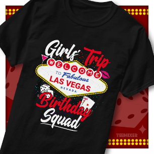 Süßes Vegas Mädchen-Geburtstags- Willkommensschild T-Shirt