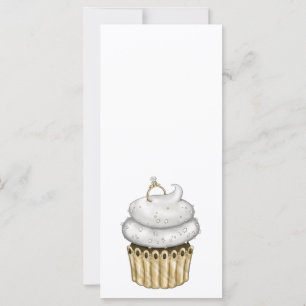 Süßes Verlobung Cupcake