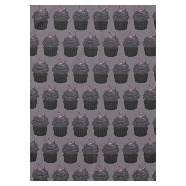 Süßes Verlobung Cupcake Tischdecke (Vorderseite)