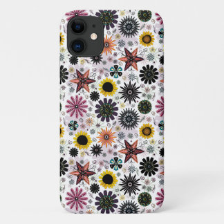 Süßes vintage nahtloses Blumenmuster Case-Mate iPhone Hülle