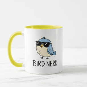Süßes Vogelbeobachtungs-Design Tasse