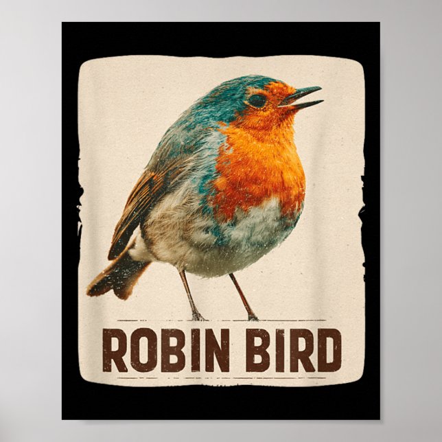 Süßes Vogelkostüm für Robin-Fans Poster (Vorne)