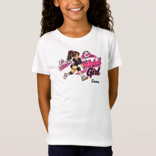 Süßes Volleyball Mädchen T-Shirt