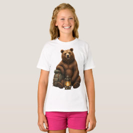 Süßes Wald-Bär-Cartoon-T-Shirt T-Shirt