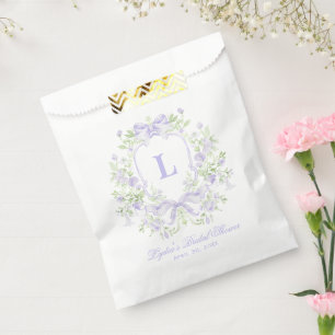 Süßes Wappen mit Lavendel   Brautparty Geschenktütchen