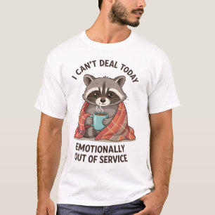 Süßes Waschbär-T-Shirt T-Shirt