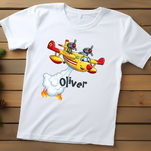 Süßes Wasserbomber-Flugzeug - Feuerflugzeug Baby T-shirt