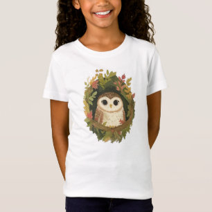 Süßes Wasserfarben-Eulen-T-Shirt T-Shirt