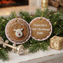 Süßes Weihnachten | Lebkuchen-Rudolph-Petalie