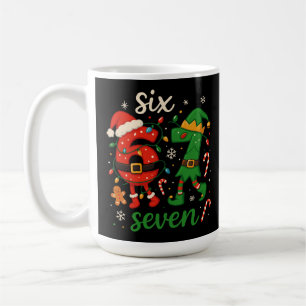 Süßes Weihnachten Six Seven Meme Kaffeetasse