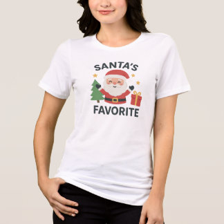 süßes Weihnachts-Baby-Outfit T-Shirt Tri-Blend Shirt