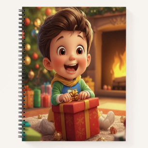 Süßes Weihnachts-Kind-Geschenk-Notizbuch Notizbuch