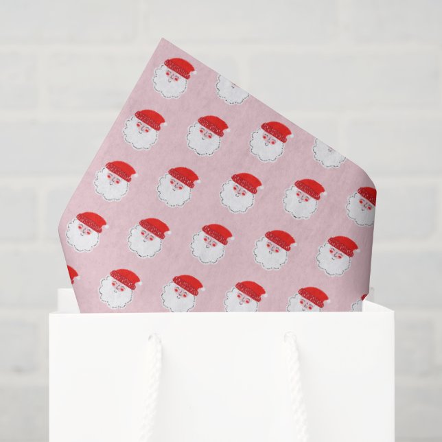 Süßes Weihnachts-Santa-Muster  Seidenpapier (Geschenktüte)