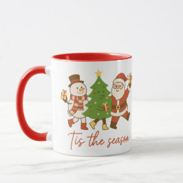 Süßes Weihnachts-Trio – Die Zeit ist da Tasse