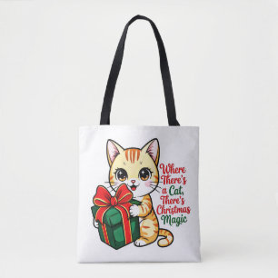 Süßes Weihnachtskatze Feiertagsgeschenk für Katzen