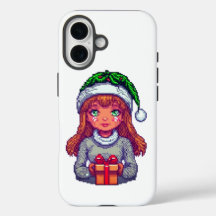 Süßes Weihnachtsmädchen