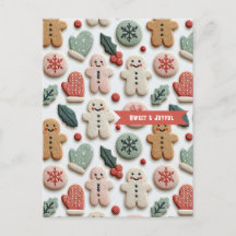 Süßes Weihnachtsplätzchen-Muster