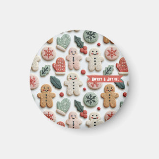 Süßes Weihnachtsplätzchen-Muster Magnet