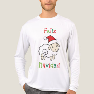 Süßes Weihnachtsschaf – Frohe Weihnachten Tri-Blend Shirt
