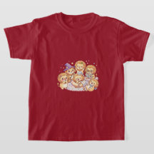 Süßes Welpen-Freunde Kinder T-Shirt