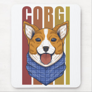 Süßes Welpen-Hund-Liebhaber-Geschenk Pembroke Wels Mousepad