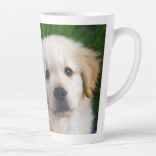 Süßes Welpen-personalisiertes Foto-Hundliebhaber-K Milchtasse