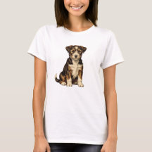 Süßes Welpen-T-Shirt für Frauen | Liebenswerter De