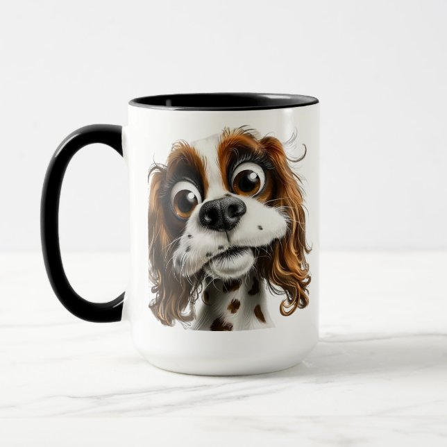 Süßes Welpengesicht Tasse (Links)