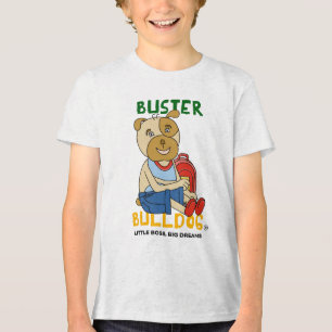 Süßes Welpengrafik-Kinder-Kawaii-Hund-Kids Tri-Blend Shirt