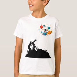 Süßes Weltraum-Kinder-T-Shirt T-Shirt