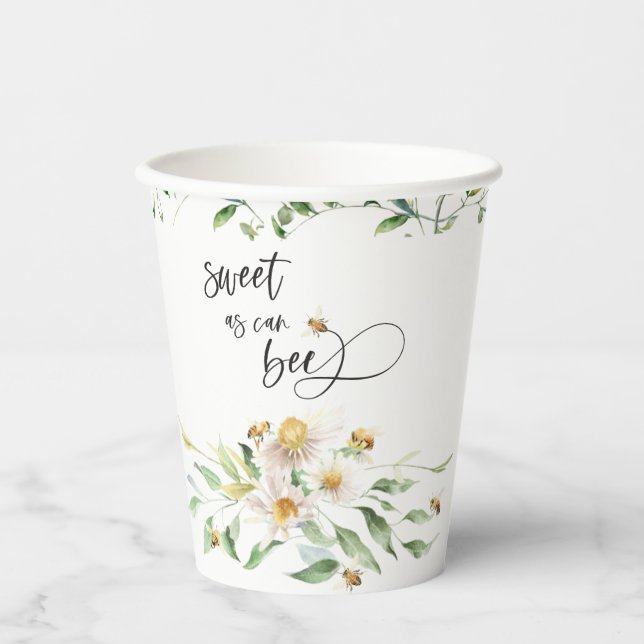 Süßes wie Bienenflora Pappbecher (Vorderseite)