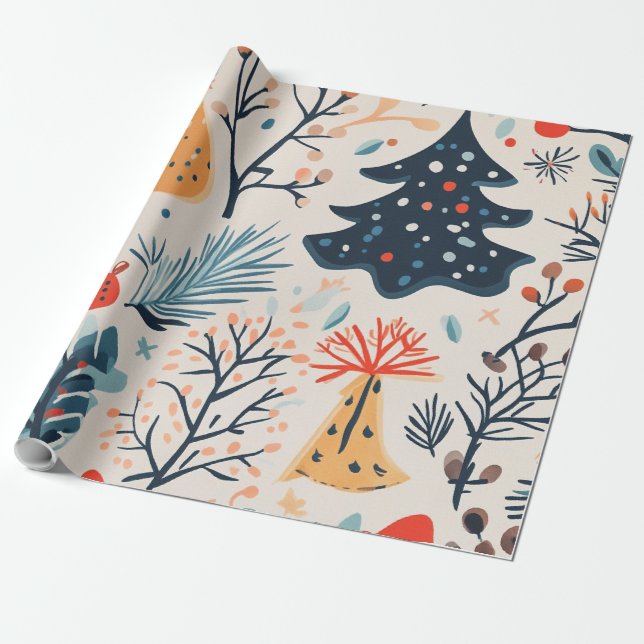 Süßes Wintergeschenk Geschenkpapier (Ungerollt)
