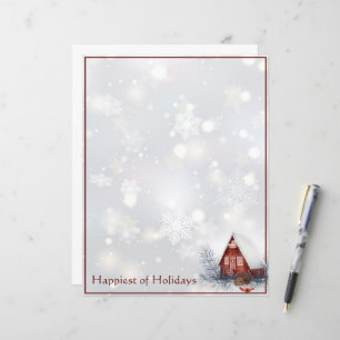 Süßes Winterhäuschen individuelles Weihnachten