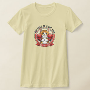 Süßes Wütendes Katze Champion T-Shirt Design