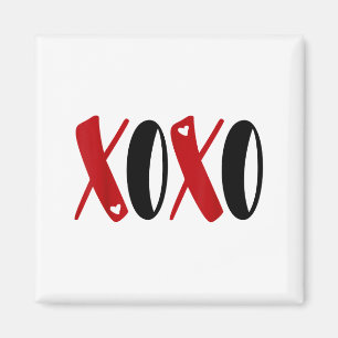 Süßes Xoxo Geschenk T-Shirt Valentinstag Tee Valen Magnet