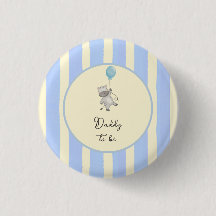 Süßes Zebra und blaues Ballon-Aquarell-Baby-Shower