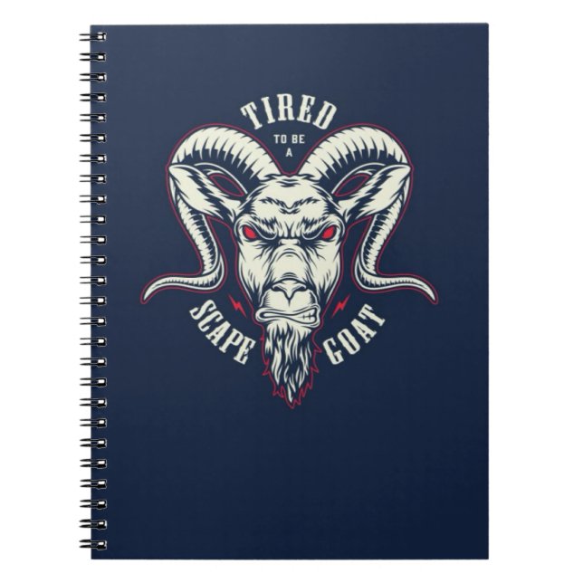 Süßes Ziegen Notizbuch Haustier Tier Kinder Viehbe Notizblock (Vorderseite)